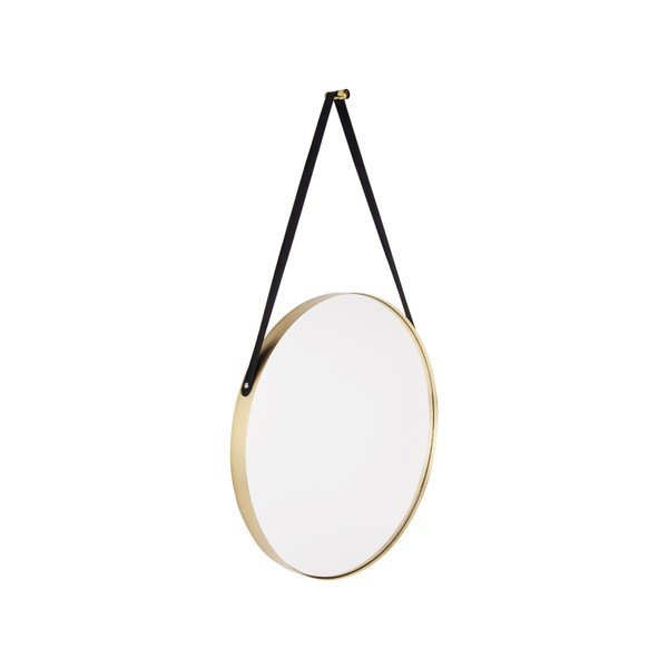 Nástenné zrkadlo s rámom v zlatej farbe PT LIVING Balanced, ø 47 cm-image-2