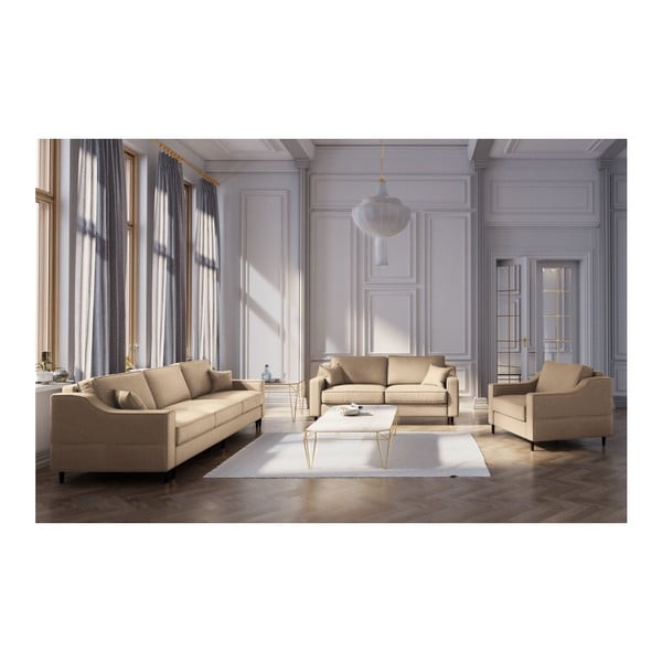 Béžové kreslo Mazzini Sofas Narcisse-image-2