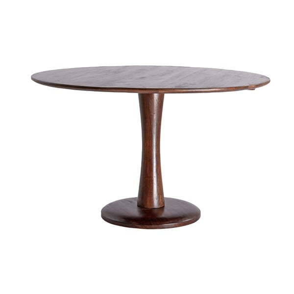 Hnedý okrúhly jedálenský stôl ø 130 cm Apulia – Light & Living