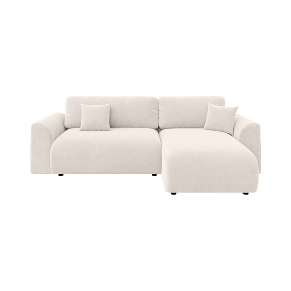 Biela rozkladacia rohová pohovka (variabilná) Lorine – Ropez-image-2