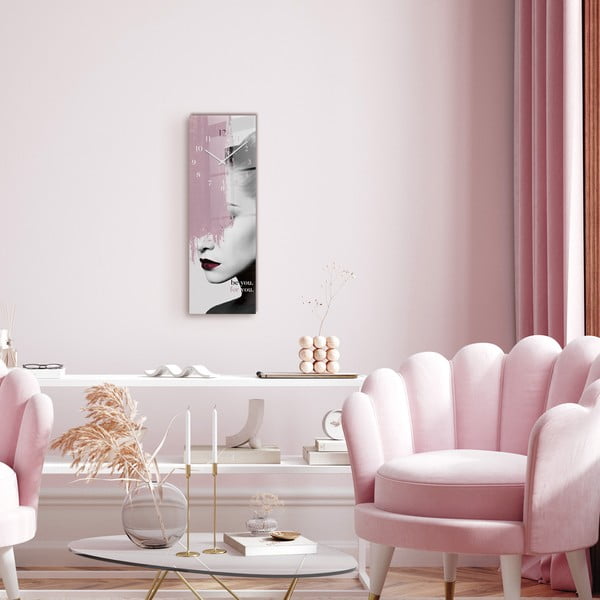 Sklenené nástenné hodiny Be you - Styler-image-3