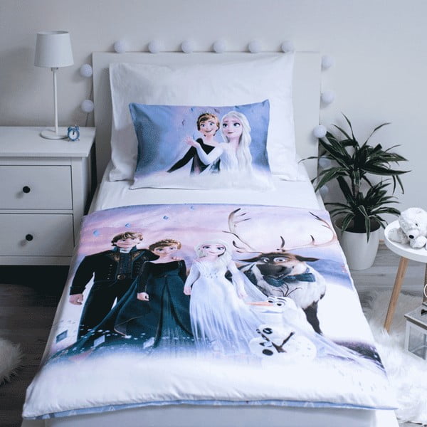 Bavlnené detské obliečky do postieľky 100x135 cm Frozen 2 – Jerry Fabrics-image-1