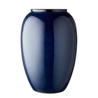 Modrá kameninová váza Bitz, výška 50 cm