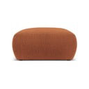 Hnedý taburet z textílie bouclé Molino – Micadoni Home