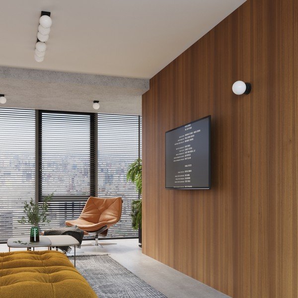 Čierno-biele nástenné svietidlo Blaze – Sollux-image-4