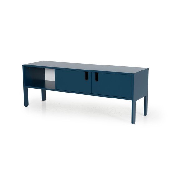 Petrolejovomodrý TV stolík Tenzo Uno, šírka 137 cm-image-1