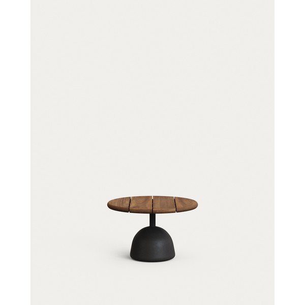 Okrúhly Záhradný konferenčný stolík s doskou z akácie ø 55 cm Saura – Kave Home-image-2