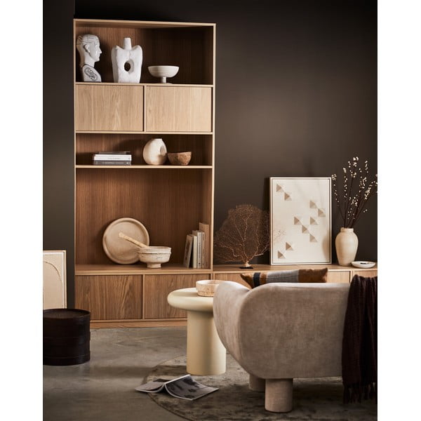 TV zostava v dekore duba v prírodnej farbe 304x243 cm Modulair – vtwonen-image-2