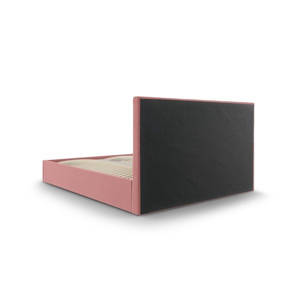 Ružová dvojlôžková posteľ Mazzini Beds Nerin, 140 x 200 cm-image-4