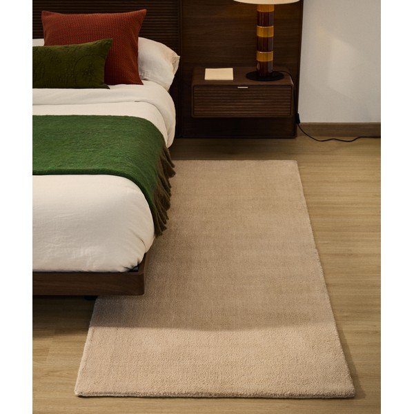 Krémovobiely behúň 80x200 cm Empuries – Kave Home-image-1