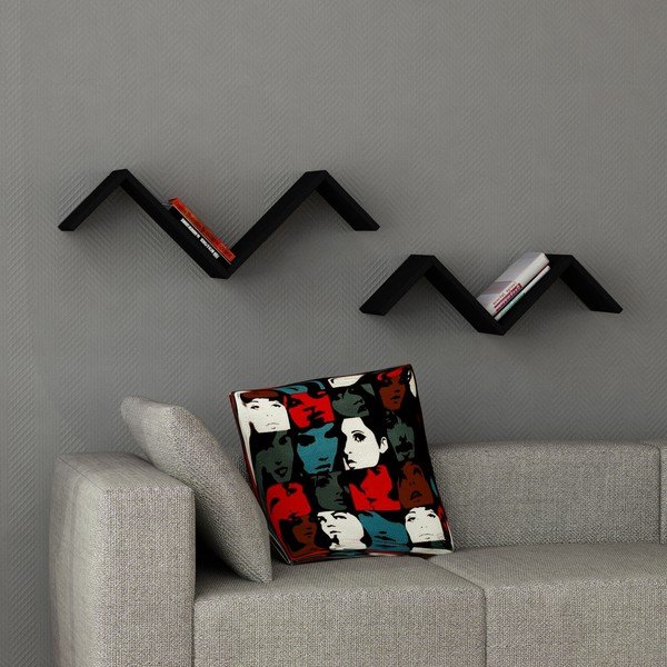 Sada 2 políc Marti, čierna-image-1