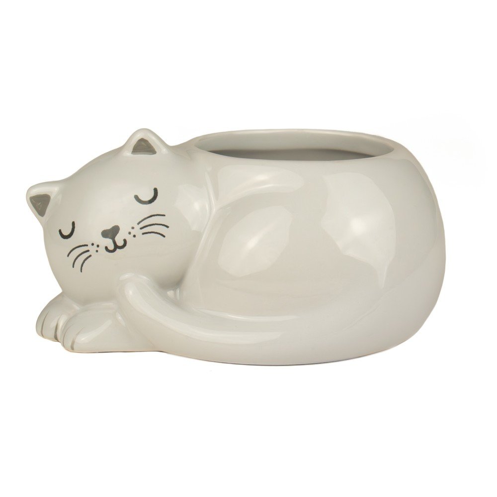 E-shop Keramický obal na kvetináč Sleeping Cat – Sass & Belle