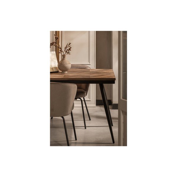 Béžové čalúnené jedálenské kreslá v súprave 2 ks Admit – WOOOD-image-2