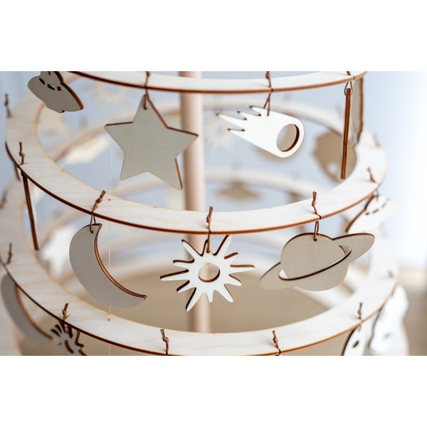 Súprava 8 drevených vianočných dekorácií Spira Medium-image-1