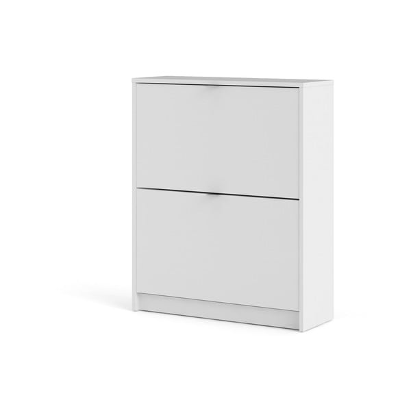 Biela výklopná skrinka na topánky Shoes – Tvilum-image-3