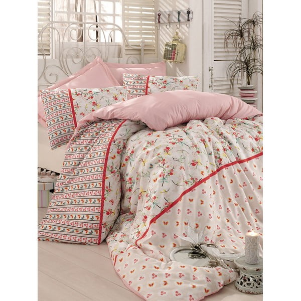 Béžová prikrývka na posteľ Love Colors Emma, 160 x 240 cm