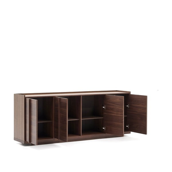 Hnedá komoda v dekore orecha 200x80x45 cm Onix – Kave Home-image-4