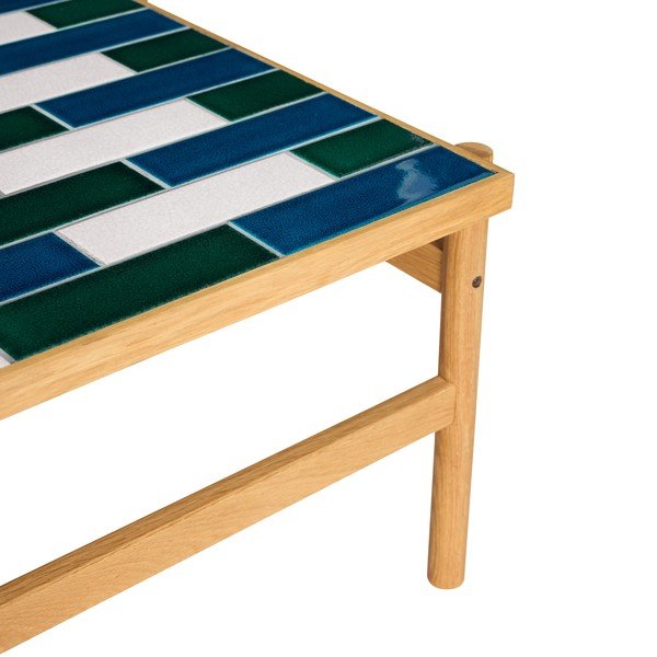 Čierno-biely/v prírodnej farbe konferenčný stolík v dekore duba 61x132 cm Motif – Hübsch-image-3