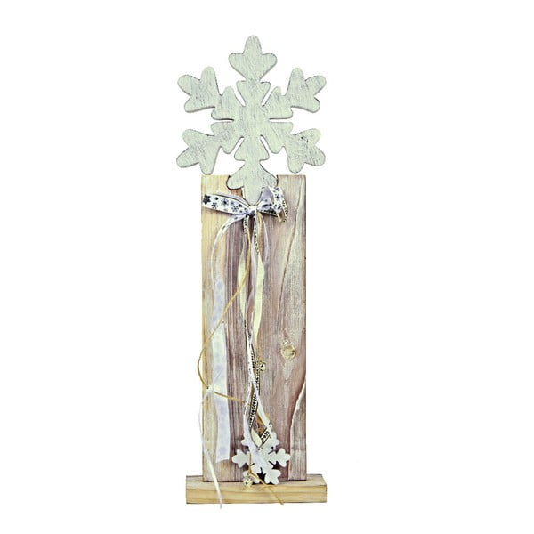 Drevená dekorácia Ego Dekor Snow, výška 53 cm