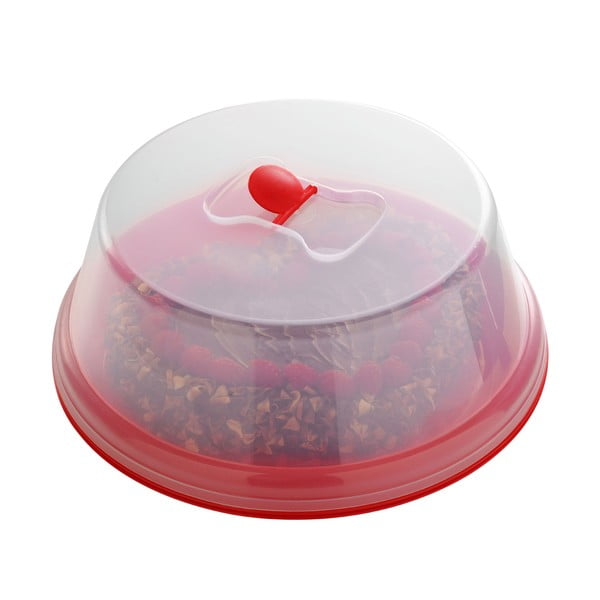 Červená plastová krabica na tortu Premier Housewares