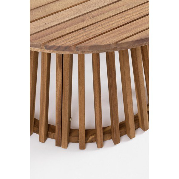 Okrúhly záhradný konferenčný stolík z masívu akácie ø 70 cm Rodano – Bizzotto-image-2