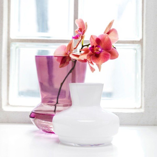 Bielo-vínová dvojdielna váza Sagaform Duo-image-4