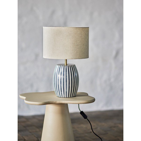 Biela/sivá LED stolová lampa (výška  47 cm) Tali – Bloomingville-image-2