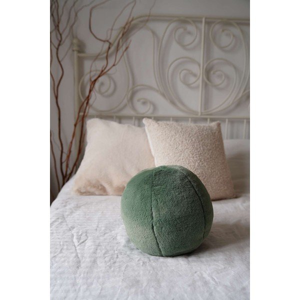 Dekoračný vankúš z mikroplyšu ø 25 cm Top – Mioli Decor-image-3