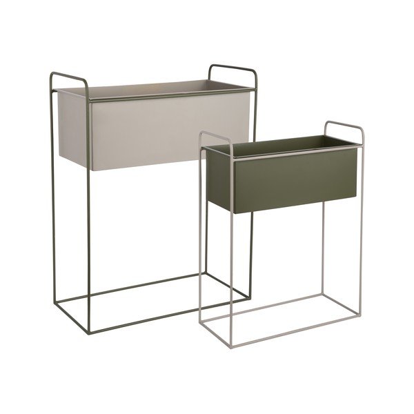 Kovové stojany na kvety 2 ks (výška  65 cm) Reina – PT LIVING