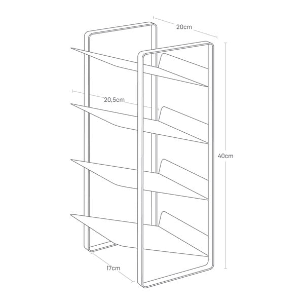 Stojan na fľaše Tower – YAMAZAKI-image-4