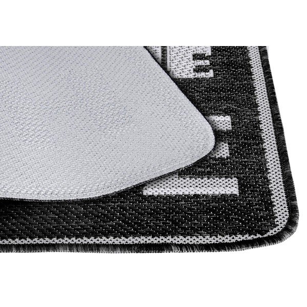 Antracitovosivá rohožka Hanse Home Weave Smiley Welcome, 50 x 80 cm-image-2