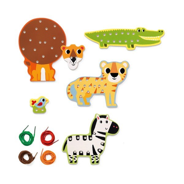 Detské drevené zvieratká z džungle Djeco-image-2