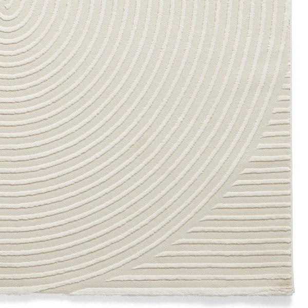 Krémovobiely umývateľný koberec z recyklovaných vlákien 160x230 cm Flores – Think Rugs-image-4