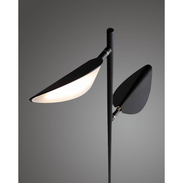 Čierna LED stojacia lampa (výška 150 cm) Veleira – Kave Home-image-3