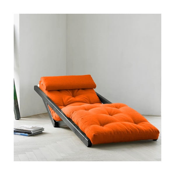 Leňoška Karup Figo Wenge / Orange,  70 cm-image-1