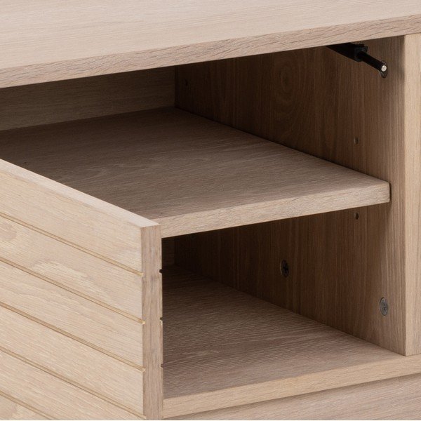 TV stolík v dekore duba v prírodnej farbe 160x50 cm Linley – Actona-image-1