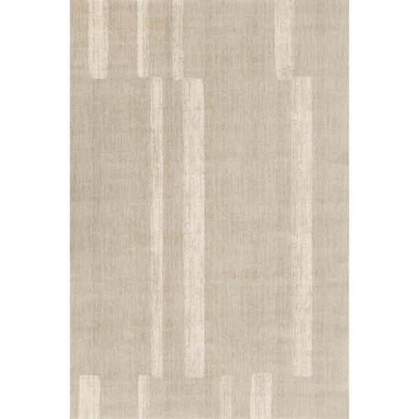 Sivobéžový vlnený koberec 133x190 cm Agnus Brush Lines – Agnella