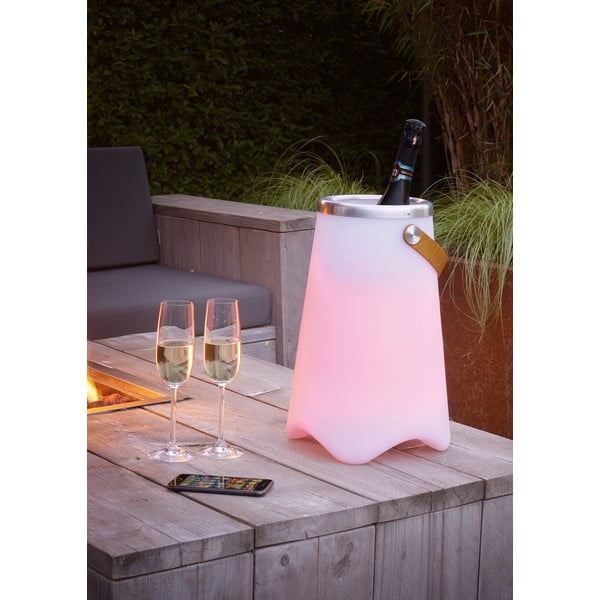 LED solárne vonkajšie svietidlo s reproduktorom (výška 38 cm) Jamaica – Reality-image-1