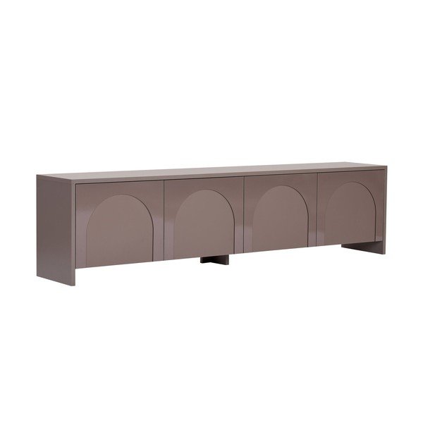 Taupe TV stolík 180x45x32 cm Aurelia – Kalune Design
