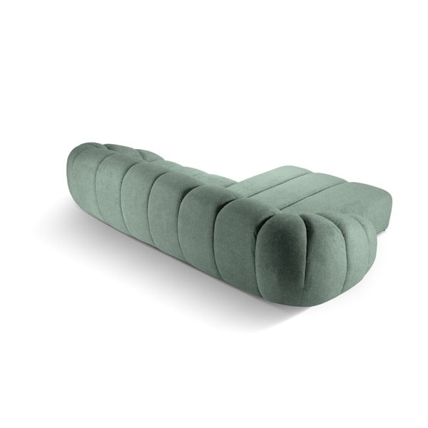 Svetlozelená rohová pohovka (ľavý roh) Diana – Micadoni -image-3