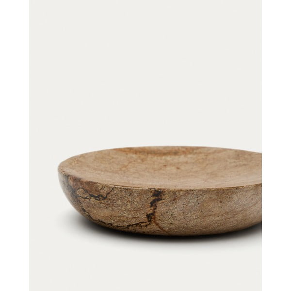 Mramorová nádobka na mydlo v prírodnej farbe Spalsh – Kave Home-image-4