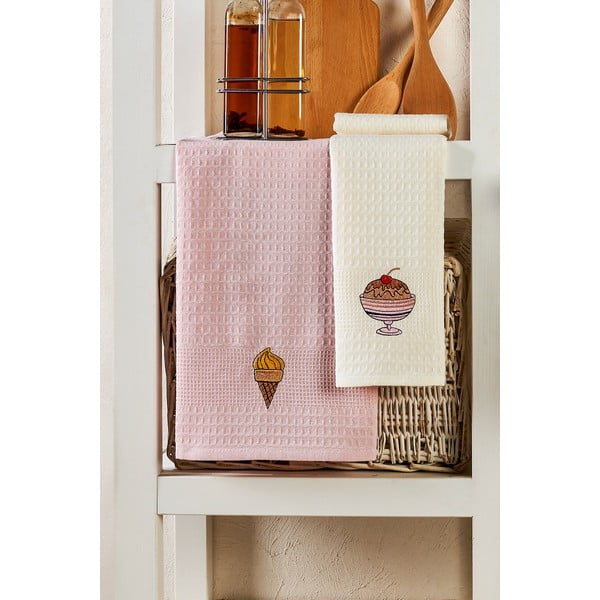 Bavlnené utierky v súprave 6 ks 40x60 cm Ice Cream – Foutastic-image-2