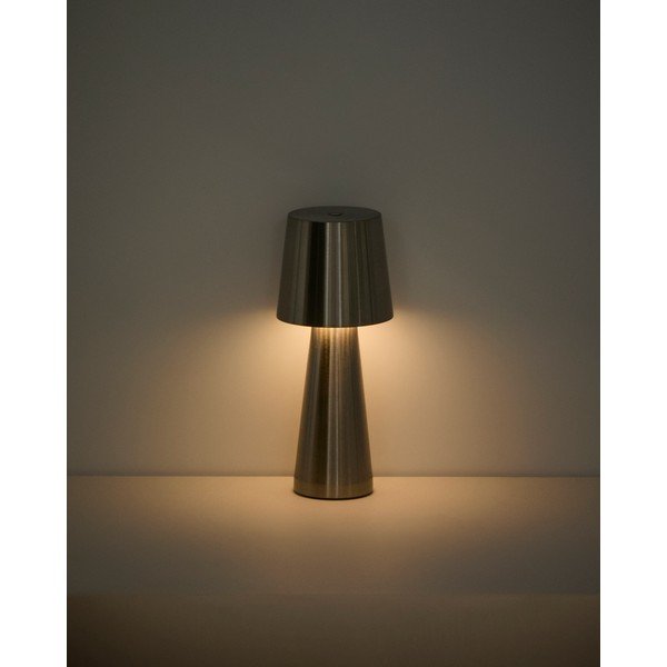 LED stolové/prenosné vonkajšie svietidlo so stmievačom na USB ø 10 cm Arenys – Kave Home-image-3