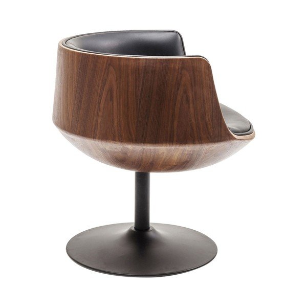 Hnedo-čierne kreslo Kare Design Club 54-image-2