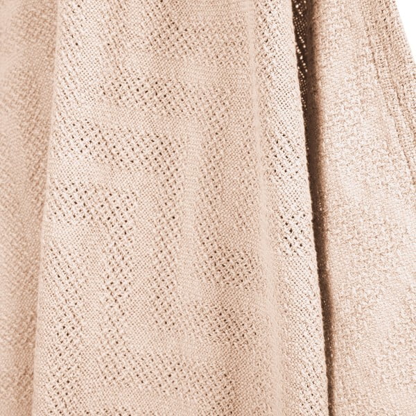 Béžová bavlnená pletená detská deka 80x80 cm Frosty Almond – Roba-image-2