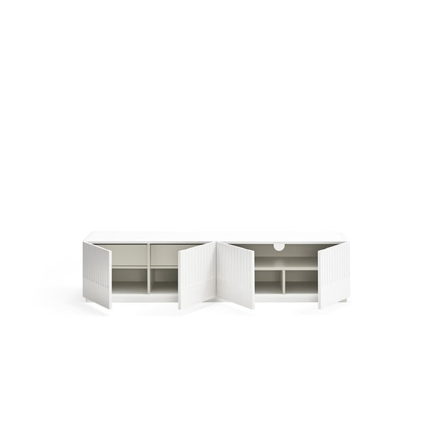 Biela TV komoda Teulat Doric-image-4