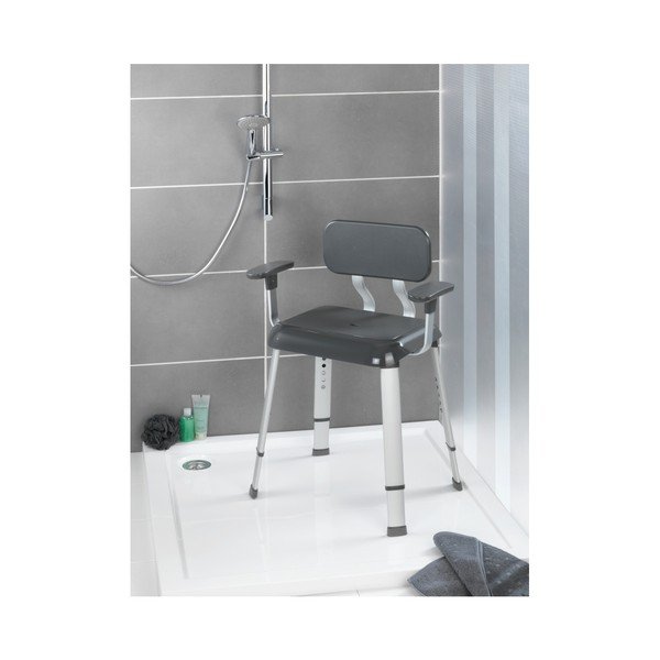 Stolička do sprchy s opierkami Wenko Shower Secura Premium-image-3