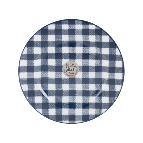 Porcelánový dezertný tanier Creative Tops Gingham, ⌀ 19 cm-image-1