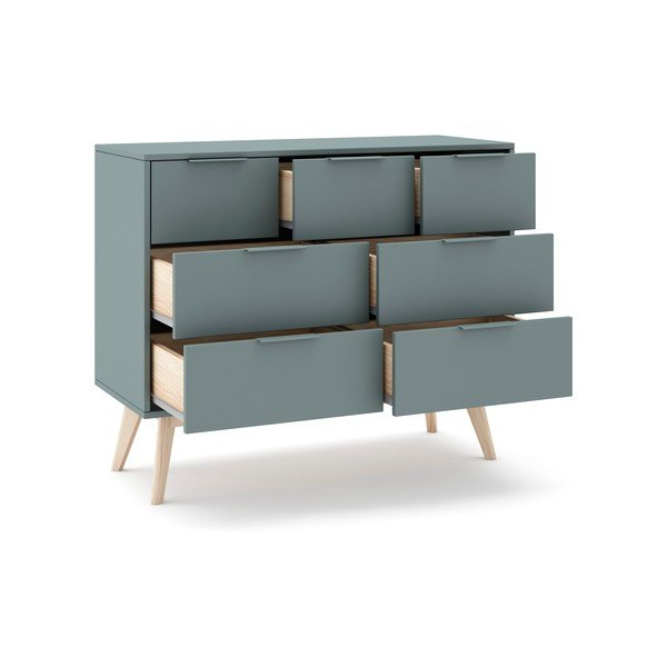 Komoda sivozelená 120x83x40 cm Pisco – Marckeric-image-3