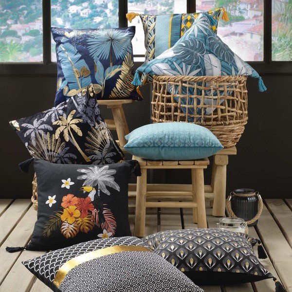 Obliečka na vankúš 40x40 cm Blackor – douceur d'intérieur-image-1